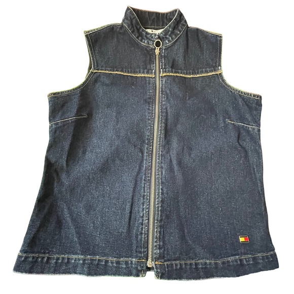 Tommy Hilfiger denim vest Size Medium - Picture 15 of 16
